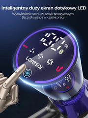 Steelstofzuiger - Draadloos - Stofzuiger Zonder zak - 50KPa - Geel - Laresar