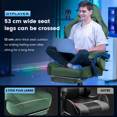Ergonomische Bureaustoel -  Office Chair - Gamestoel - Volwassenen - Groen - GTPLAYER - GT829