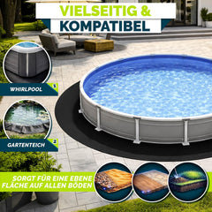 Zwembad ondervloer - Grondzeil - Rond - 580 cm - Zwart - Tillvex®