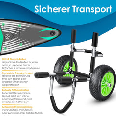 KESSER® Transportkar voor Surfplank - Vouwbaar - Zwart