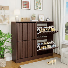 Schoenenkast - Schoenenrek - 102x24x86,5 cm - Bruin - UEV