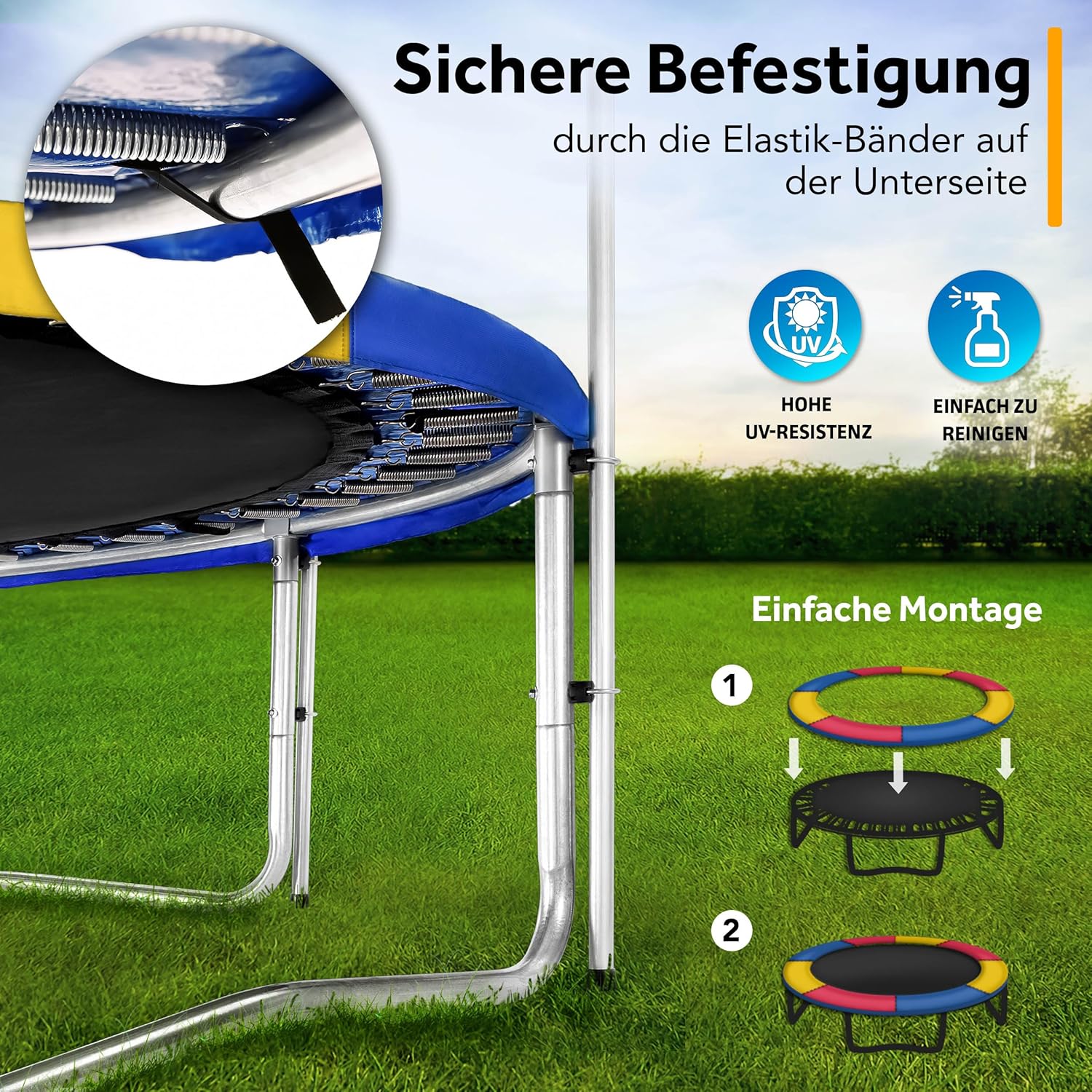 Kiduku Trampoline Randafdekking - Rand - Ø244cm