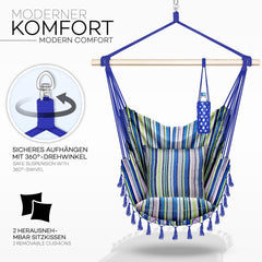 Tillvex® Hangstoel - Binnen & Buiten - Tot 150kg •