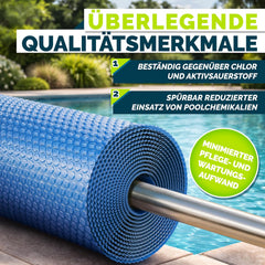 Zwembad Afdekzeil - Rond - Solarzeil - 400 cm - Blauw - Tillvex