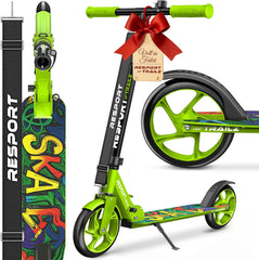 Kinderstep - 2 wielen - Kinder step - Verstelbaar - Groen - RE:SPORT