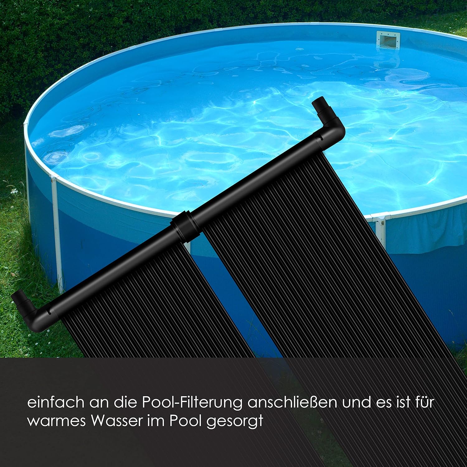 KESSER® Solar mat - Zwembadverwarming - 500x70cm - Zwart