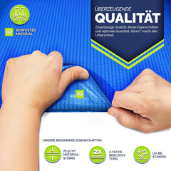 Tillvex Zwembad grondzeil - uv-stabiel - 445x254cm - Blauw