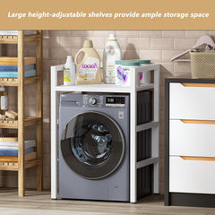 Wasmachine kast - Wasmachine ombouw - 73x64x110 - Wit - MSFE