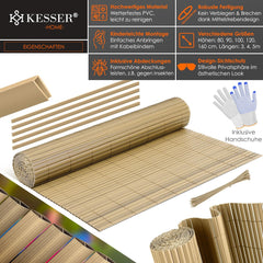 KESSER® Balkonscherm - Zichtdoek - Balkondoek - 80x500cm