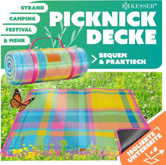 KESSER® Picknickdeken - Picknickkleed - Waterdicht - 200x200cm