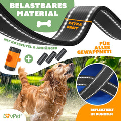 Lovpet® Hondenriem - Rollijn - 3 meter - Antislip - Oranje