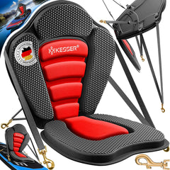 KESSER® Kajakzitting - voor SUP Board - 32x38cm - Rugleuning 51x45cm