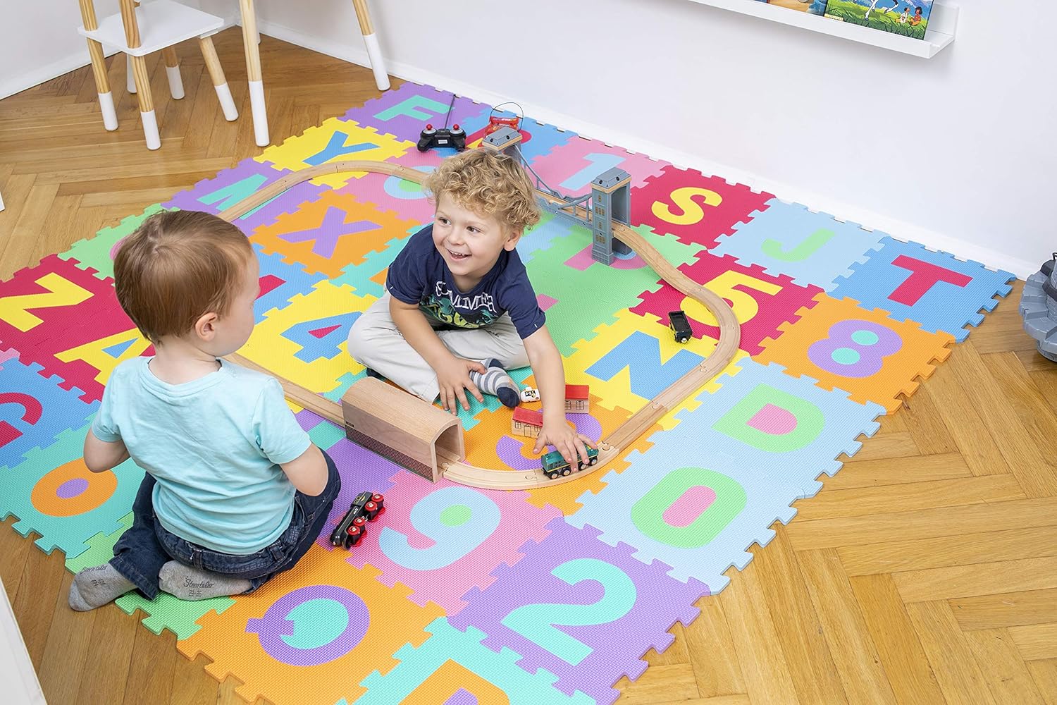KIDUKU® Puzzelmat - 86-delig - Speelmat - Kindermat