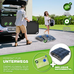 Ligbed - Ligstoel - Zonnebed - Opvouwbaar - Blauw - Tillvex® •