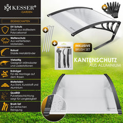 KESSER Garage robotmaaier - Weerbestendig - 82x103x47cm - Transparant