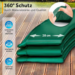 Kiduku Trampoline Randafdekking - Rand - Ø366cm - Groen