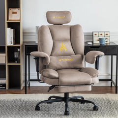Ergonomische Bureaustoel -  Office Chair - Gamestoel - Volwassenen - Bruin - Symino
