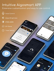 E27 LED lamp - Dimbaar - Filament lamp - 6W - 2 stuks - Aigostar