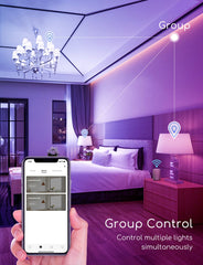 Aigostar LED RGB Lamp - Dimbaar - 7W - E27 - 5 Stuks