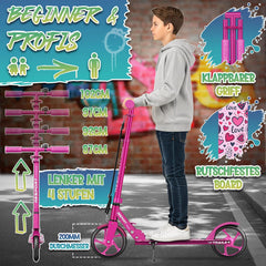 Kinderstep - Verstelbaar - Vouwbaar - Roze - RE:SPORT