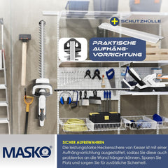 MASKO® Accu Heggenschaar - 57cm snijlengte - Wit