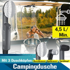 KESSER® Campingdouche - Tuindouche - Mobiele douche - Grijs •