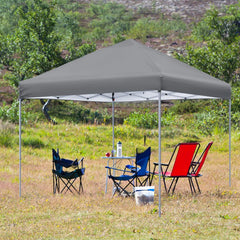 Partytent - Opvouwbaar - 3x3m - Paviljoen - Easy up - Grijs - CLIPOP •