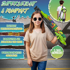 Kinderstep - 2 wielen - Kinder step - Verstelbaar - Groen - RE:SPORT