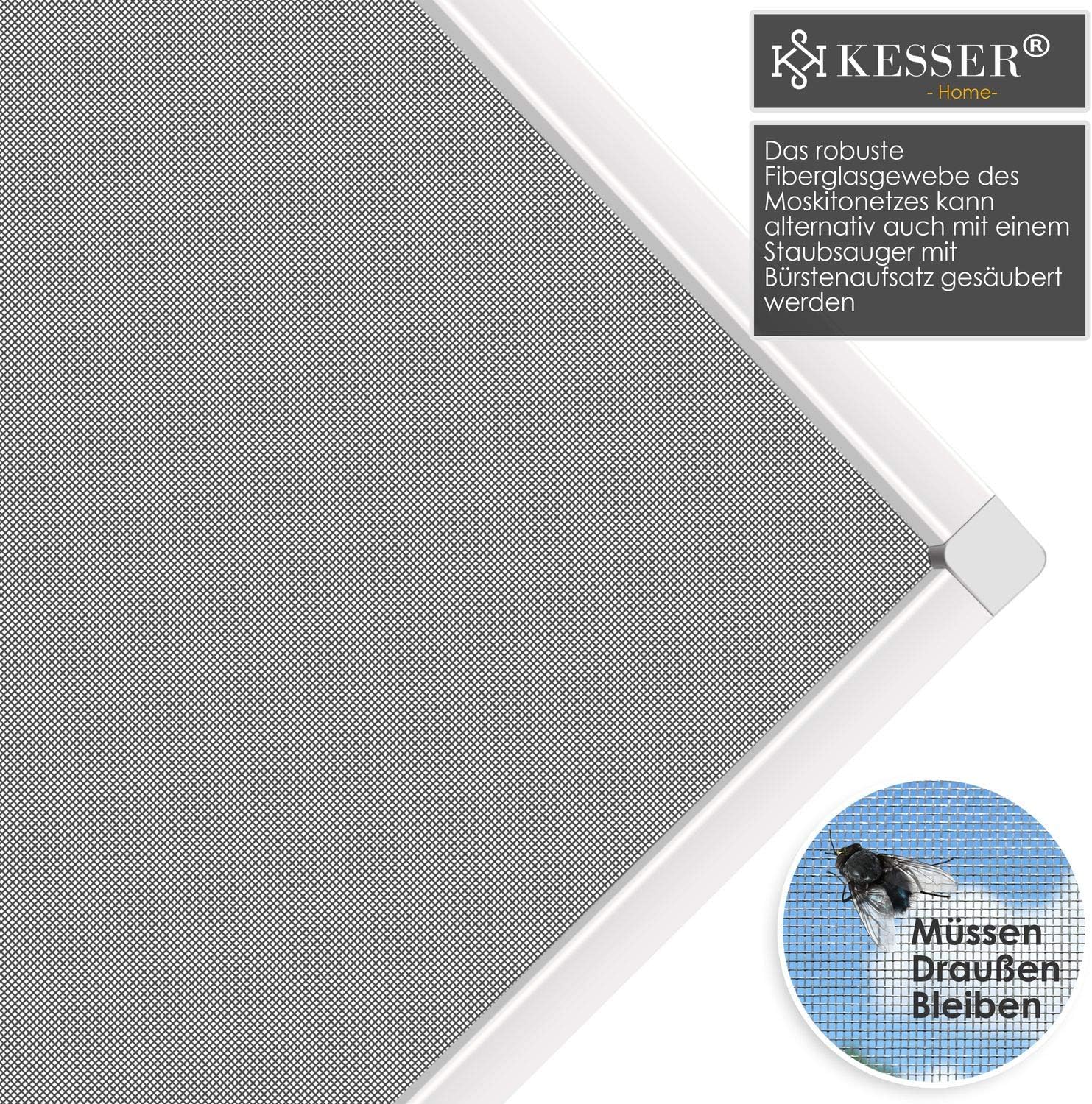 Kesser Raamhor - 110x130cm - Vliegenhor - Wit