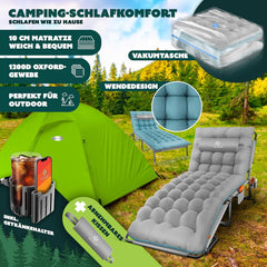 KESSER® Campingbed - Ligbed - Inklapbaar - 190x68x30cm - Grijs