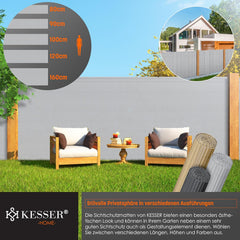 KESSER® Balkonscherm - Zichtdoek - Balkondoek - 90x500cm