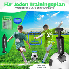 KESSER® Voetbal Rebounder - Kickback - Tchouk - 128x128cm - Blauw •