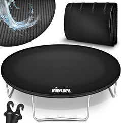 KIDUKU Trampoline afdekking - Afdekzeil - 427cm - Zwart