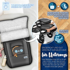 Voetenzak voor Autostoeltje en Buggy - Baby Slaapzak - Grijs - KIDUKU