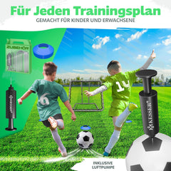 KESSER® Voetbal Rebounder - Kickback - Tchouk - 128x128cm - Grijs