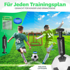 KESSER® Voetbal Rebounder - Kickback - Tchouk - 128x128cm - Rood •