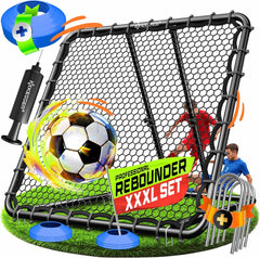 KESSER® Voetbal Rebounder - Kickback - Tchouk - 128x128cm - Grijs