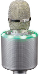 Karaoke Microfoon – met Bluetooth - Zilver – Lenco - BMC-085 •
