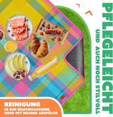 KESSER® Picknickdeken - Picknickkleed - Waterdicht - 200x200cm