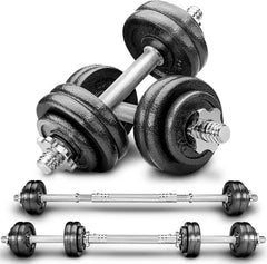 Dumbells set - Gewichten set - Halterset - Verstelbaar - 15 kg - RE:SPORT