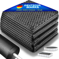 Tillvex® Zwembad zonnezeil - Afdekzeil - 549x274cm - Zwart