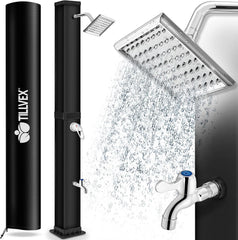 Tillvex® Buitendouche - Tuindouche - Solar - 40L - Zwart