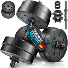 Halterschijven - Halterset- 15 kg - RE:SPORT
