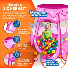 KIDUKU® Speeltent - Kindertent - Speelhuisje - Roze