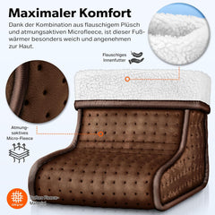 Sinnlein Elektrische Voetenwarmer - Voetverwarmer - 6 Standen - Bruin