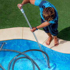 tillvex Zwembadslang, Made in Germany, zwembadslang met , zonne-slang voor zwembad en zwembad, zuigslang, pompslang, flexibele waterslang, zwart, 15 m / 32 mm