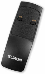 Eurom Infrarood warmtestraler, 3200 W, voor buiten en binnen, elektrische infraroodstraler, met afstandsbediening, wandhouder en IPX4-bescherming, donkerstraler voor terras, tuin, badkamer enz. zwart
