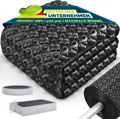 Zwembad Afdekzeil - Rond - Solarzeil - 427 cm - Zwart - Tillvex®