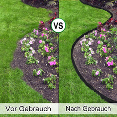 Borderrand - Gazonrand - Tuinrand - 10m - Zwart - LILIIN