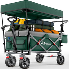 TRESKO® Bolderkar - Opvouwbaar - Bolderwagen - Groen